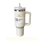 Cream white 30 oz Stanley Quencher Tumbler