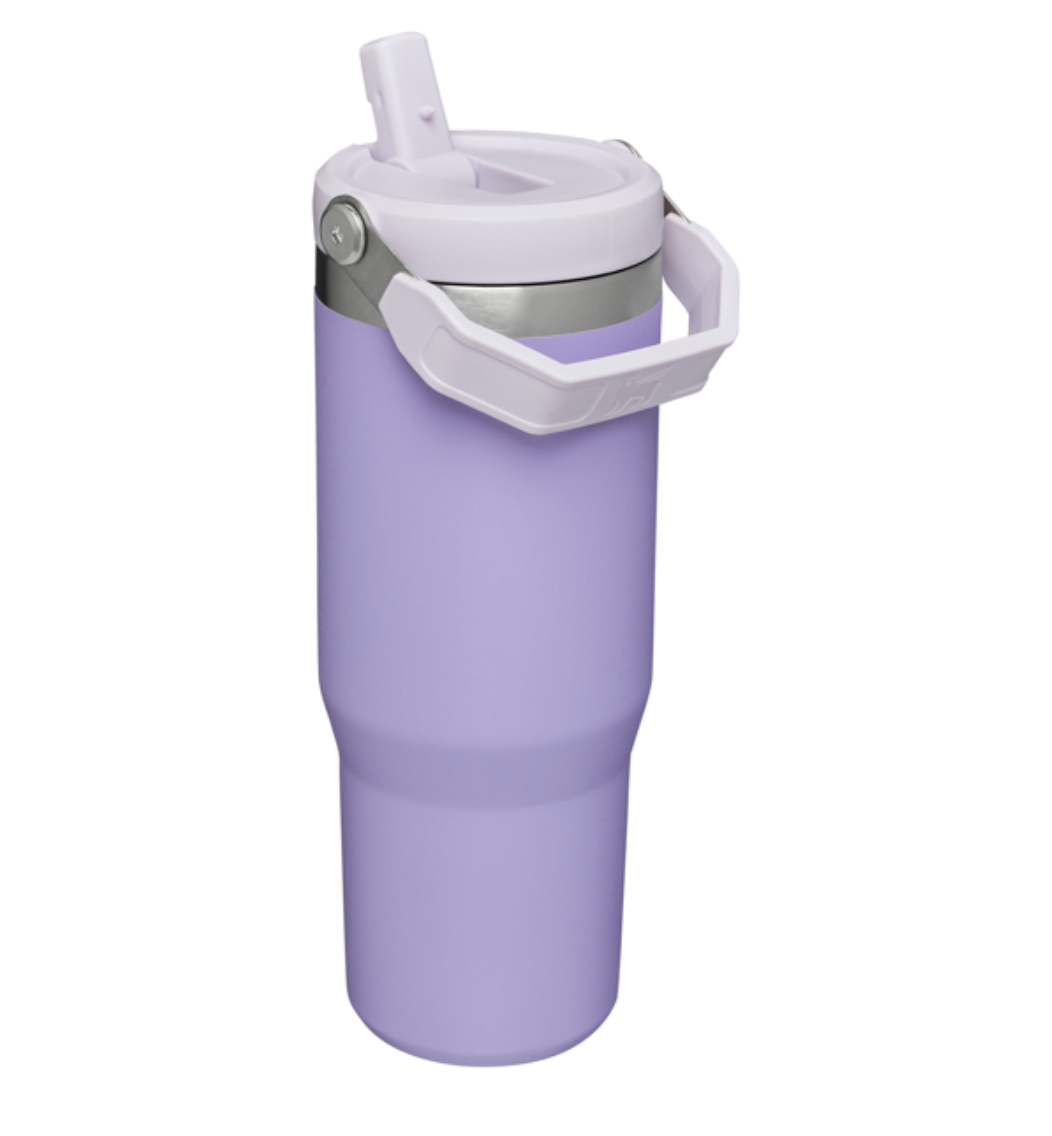 Top Handle Purple  30 oz Stanley Quencher Tumbler