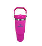 Top Handle Rose 30 oz Stanley Quencher Tumbler